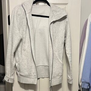 Lululemon Athletica Heather Gray Zip-Up Jacket